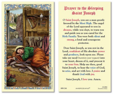 St. Joseph Sleeping Holy Card - 25/pk